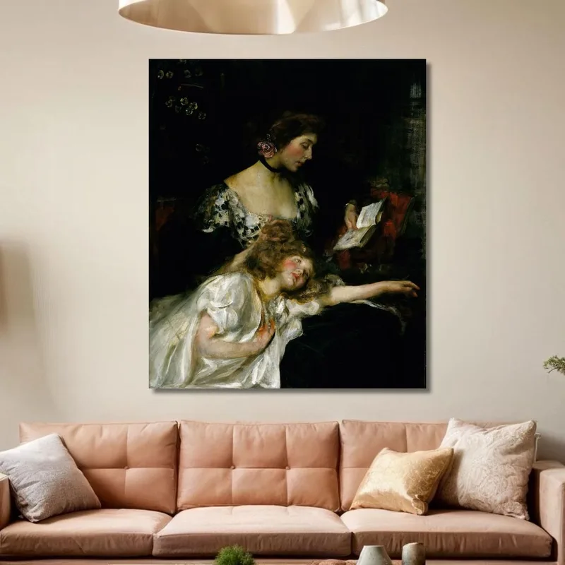 Mother And Child (Lady Shannon And Kitty) James Jebusa Shannon
