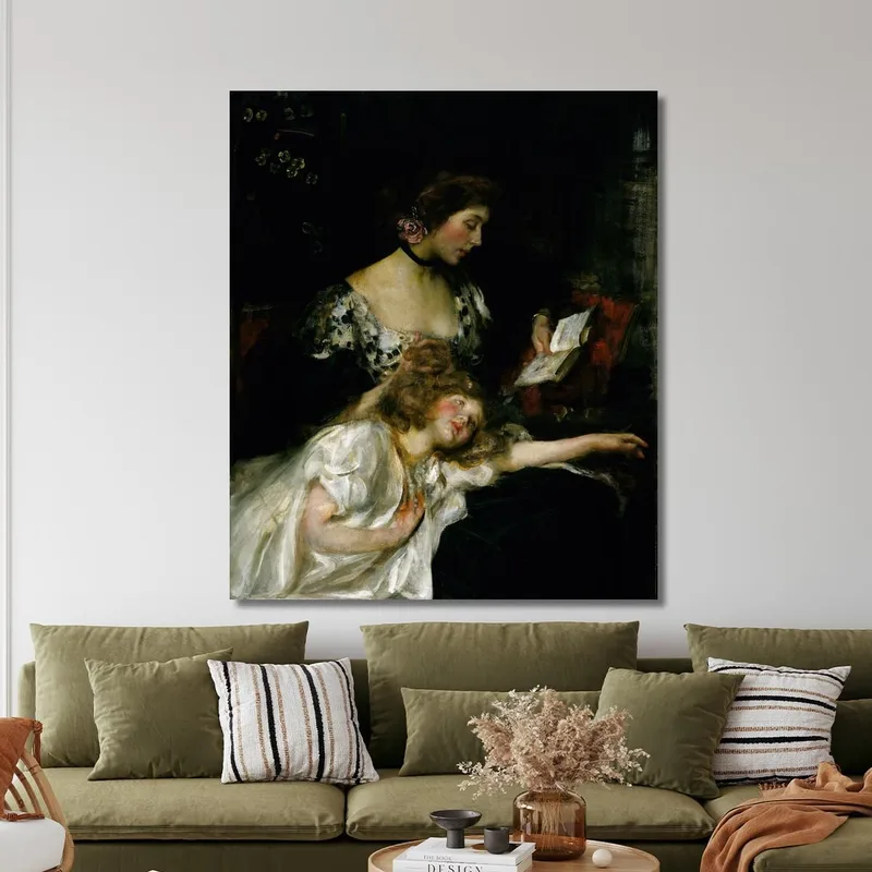 Mother And Child (Lady Shannon And Kitty) James Jebusa Shannon