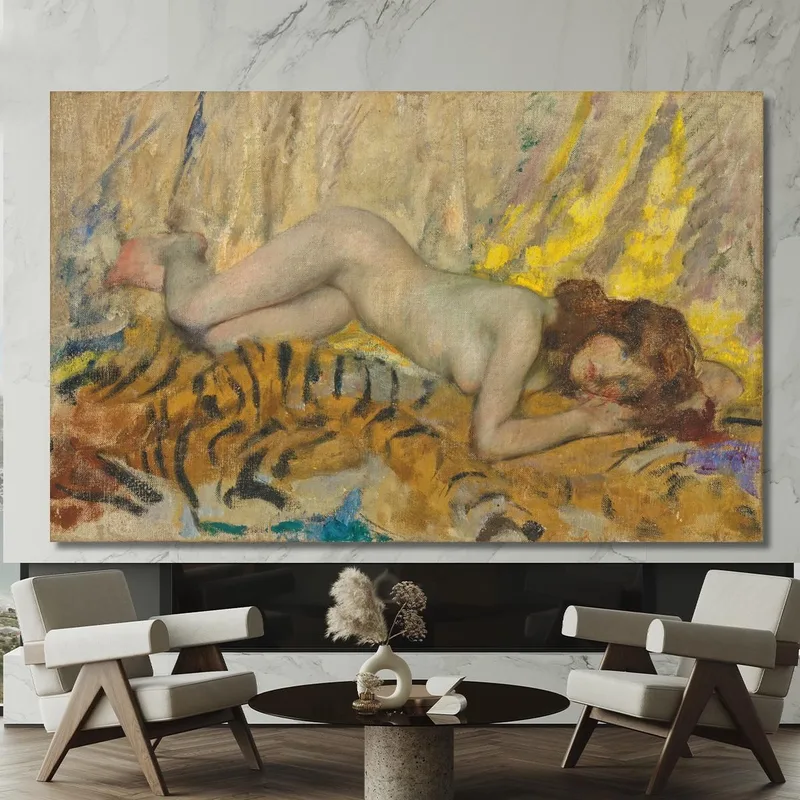 Nudo Su Pelle Di Tigre James Jebusa Shannon