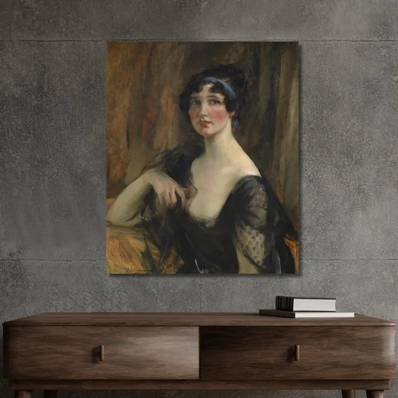 Porträt Einer Dame James Jebusa Shannon