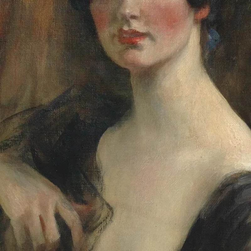 Porträt Einer Dame James Jebusa Shannon