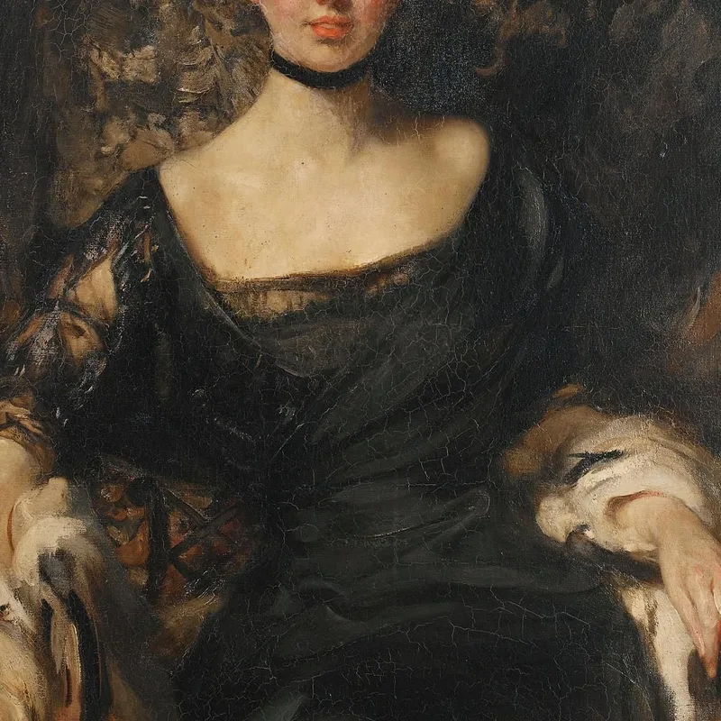 Portrait Of Miss Aline Henderson (Mrs. J.T. Wigan) James Jebusa Shannon