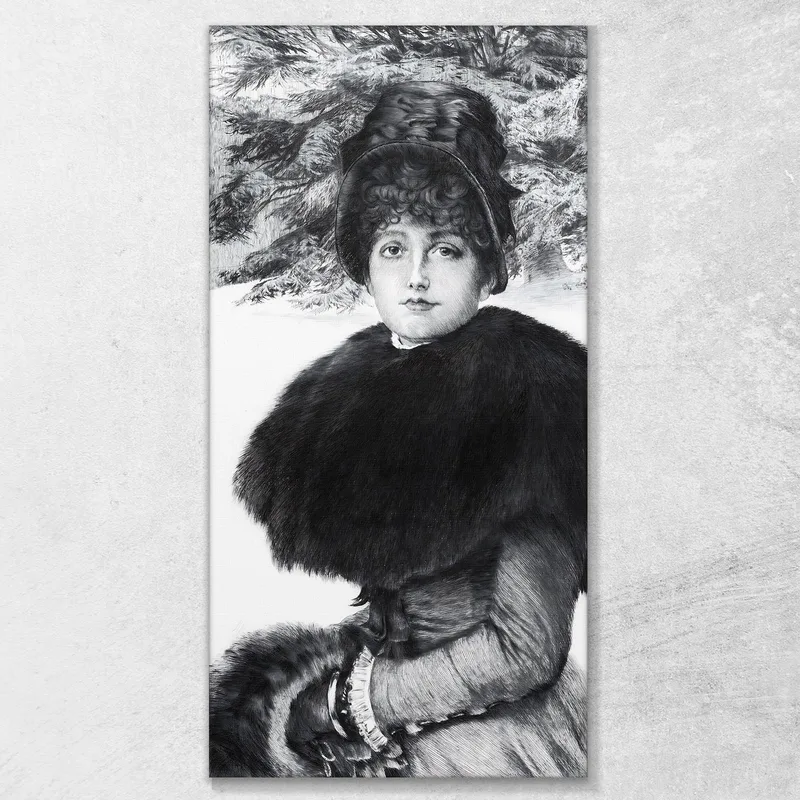 Une Promenade Dans La Neige James Tissot