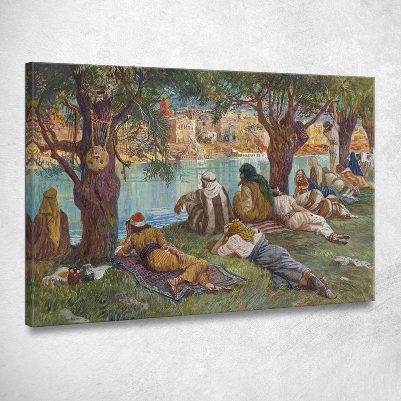 By The Waters Of Babel James Tissot canvas print
