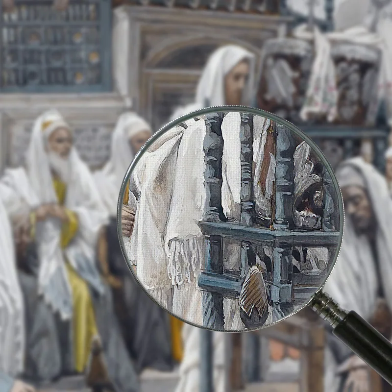 Jesus Unrolls The Book In The Synagogue James Tissot