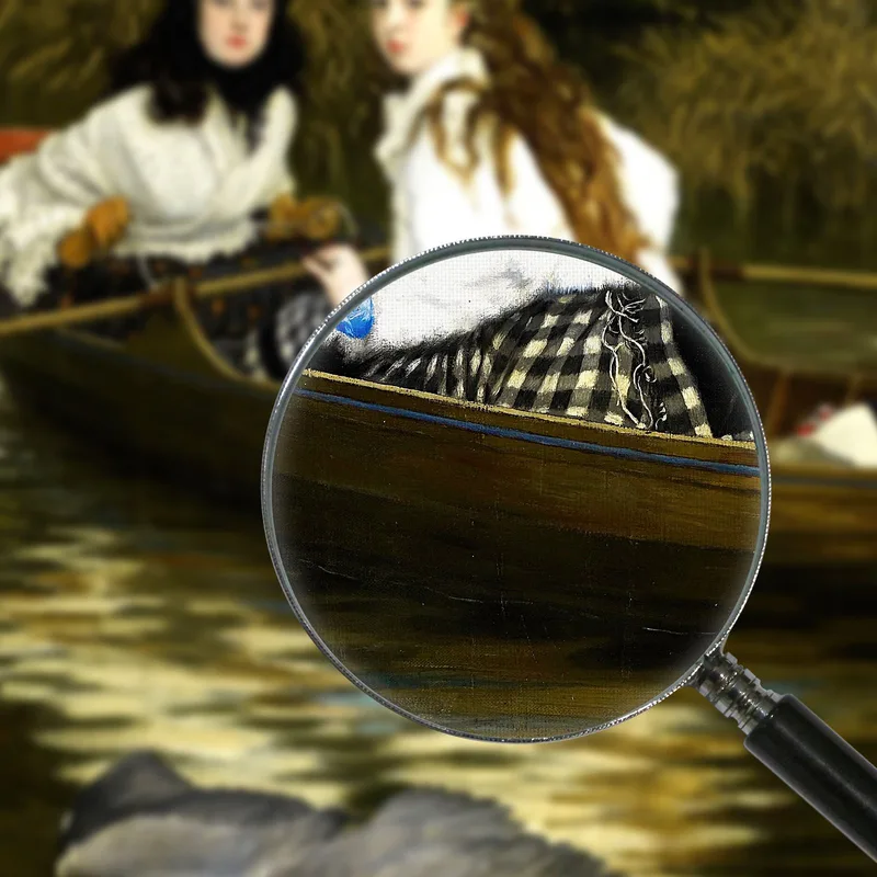 Auf Der Themse Ein Reiher James Tissot