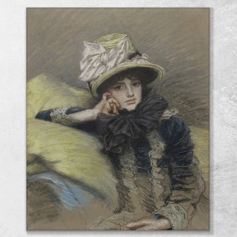 Ritratto Di Giovane Donna James Tissot