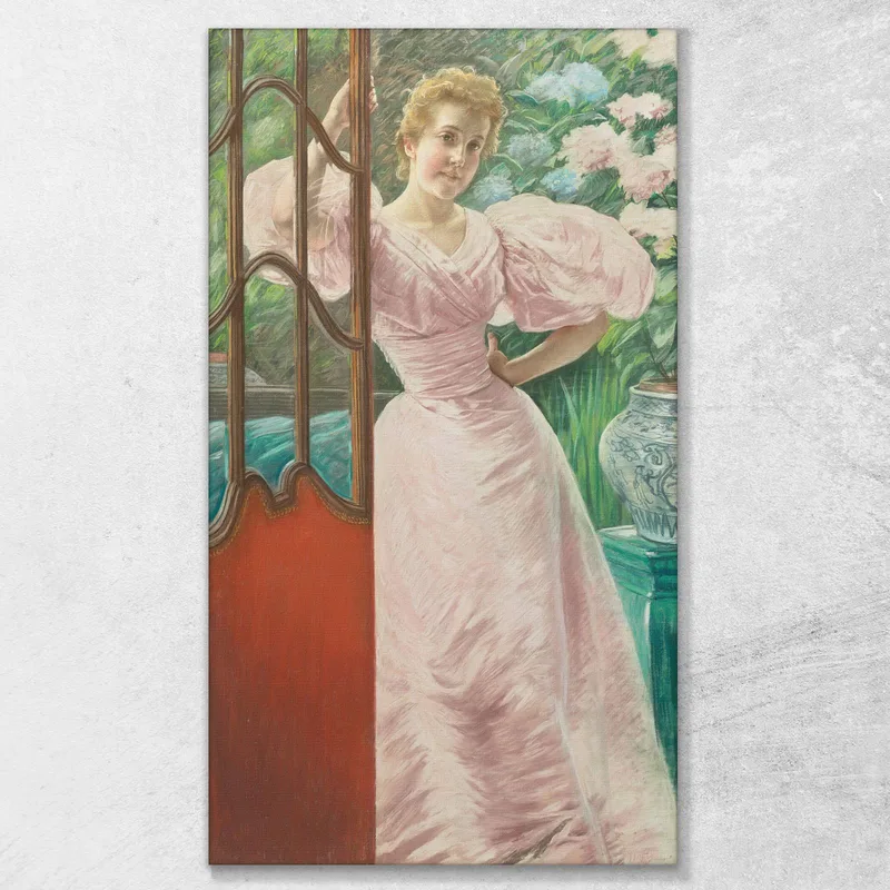 Ritratto Di Una Giovane Donna In Un Conservatorio James Tissot