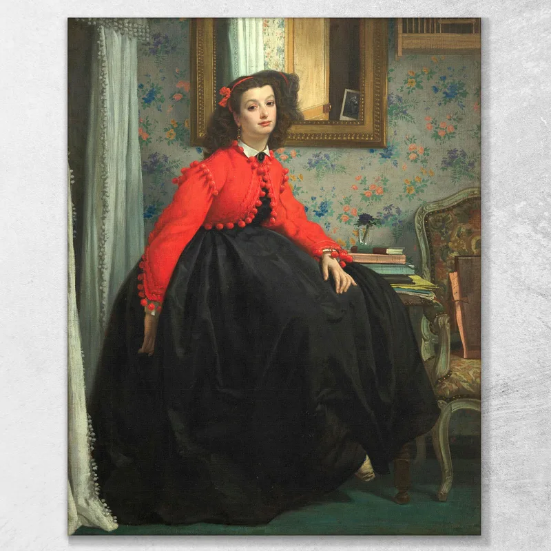 Portrait Of Miss L. L. James Tissot