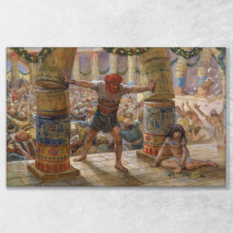 Samson Dépose Les Piliers James Tissot