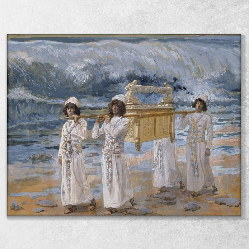 El Arca Pasa Sobre El Jordán James Tissot