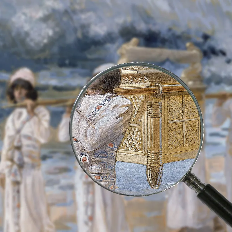 El Arca Pasa Sobre El Jordán James Tissot