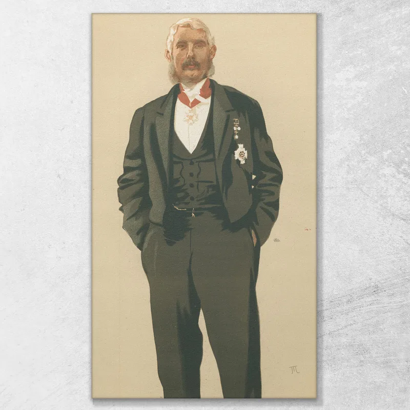 El Comandante En Jefe Del Ejército Y La Marina De La India De Vanity Fair El 25 De Marzo De 1876 James Tissot