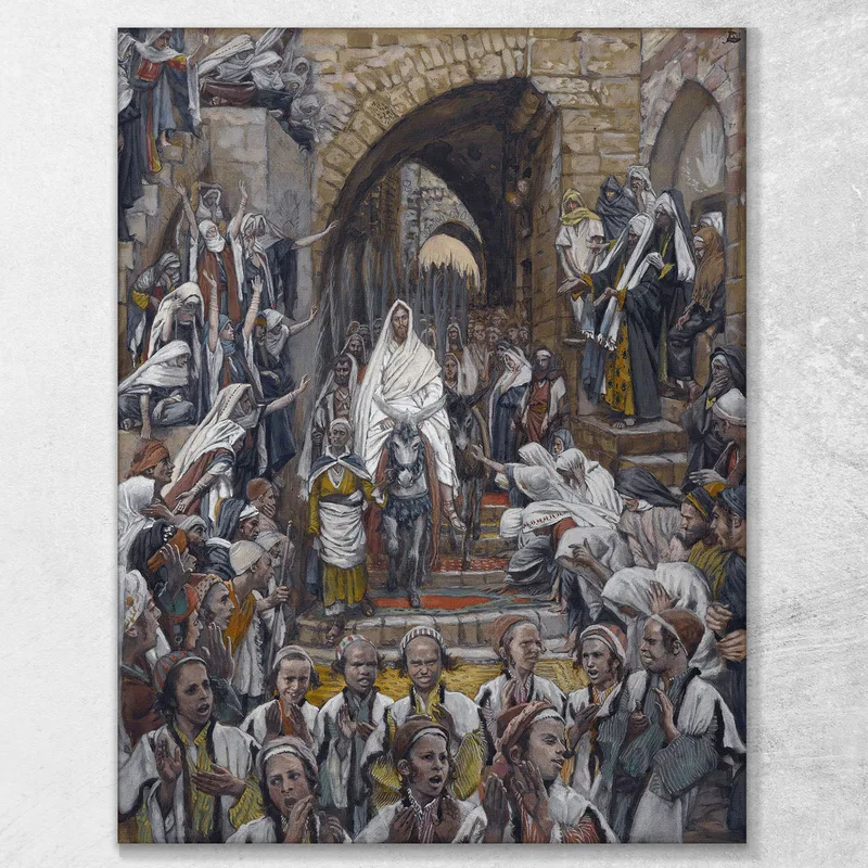The Procession In The Streets Of Jerusalem James Tissot