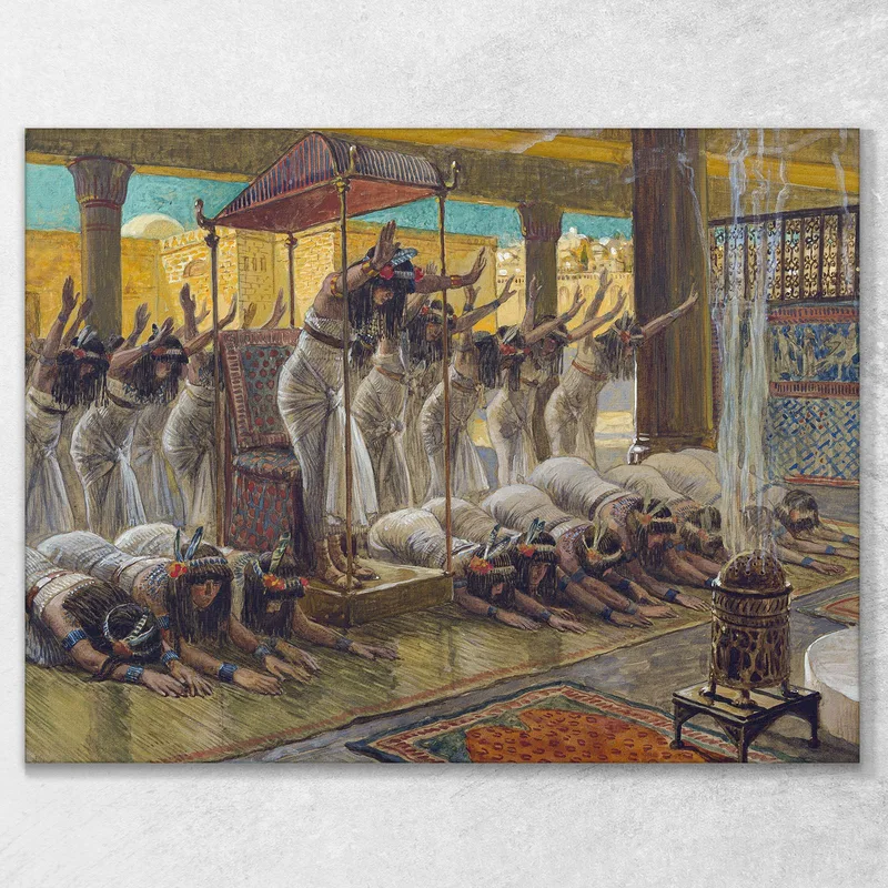 The Queen Of Sheba Visits Solomon James Tissot
