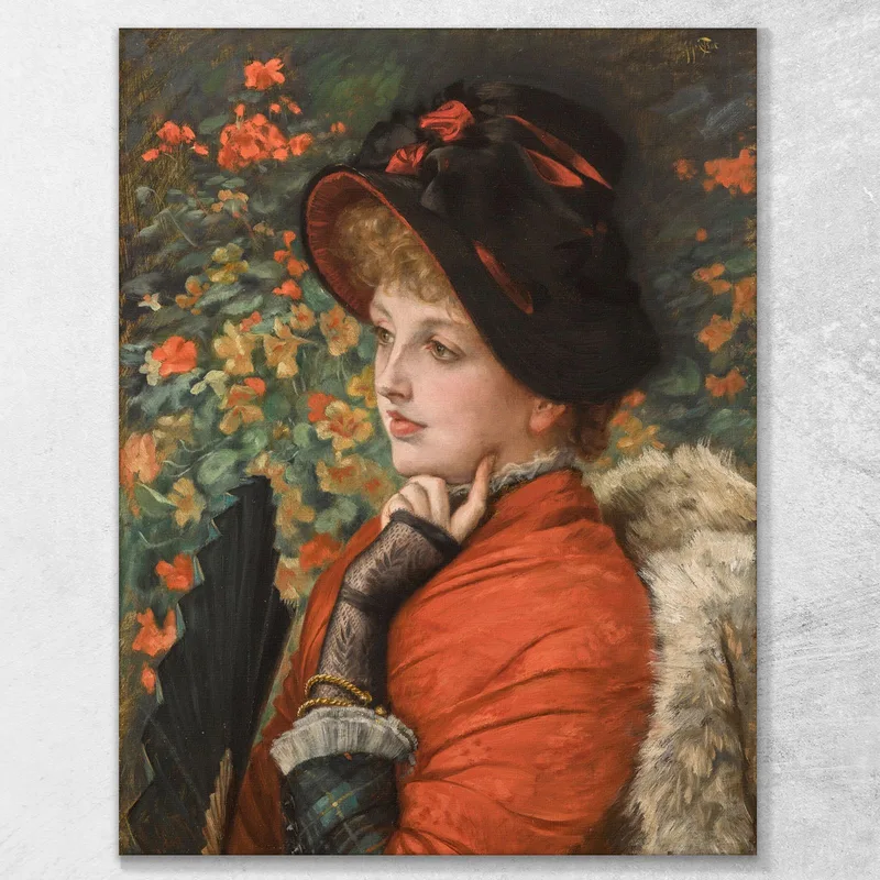 Type Of Beauty; Portrait Of Mrs. Kathleen Newton James Tissot