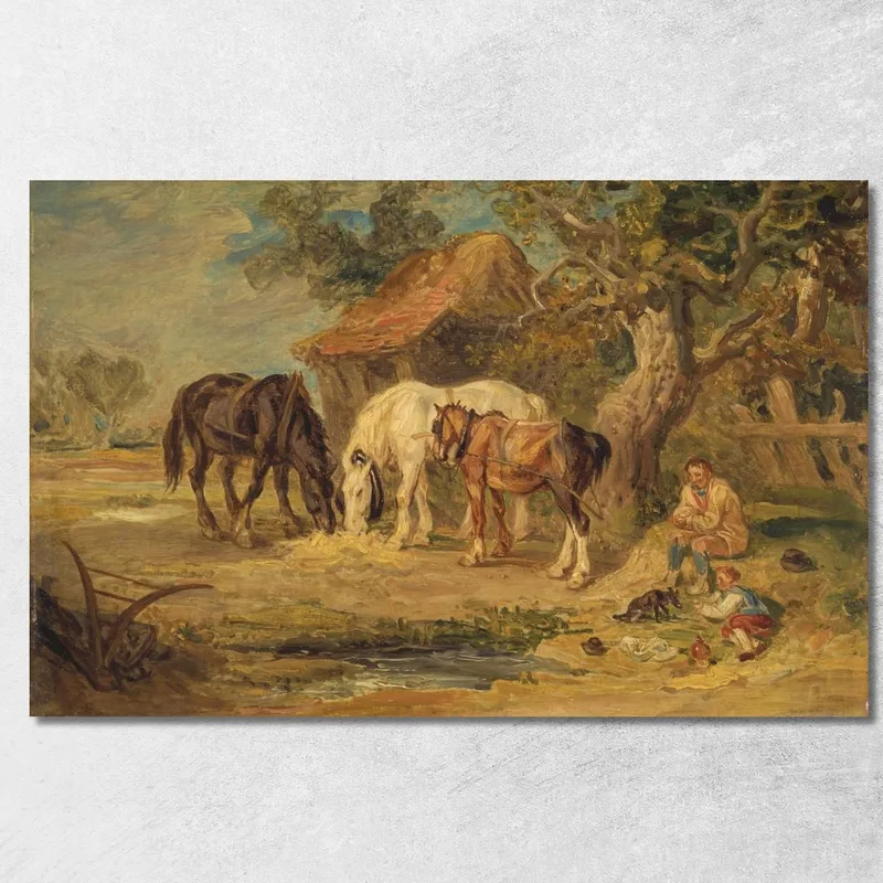 Il Pasto Di Mezzogiorno James Ward quadro stampa su tela