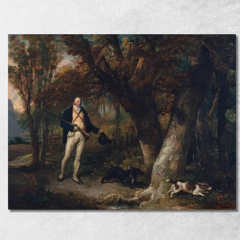 Il Reverendo Thomas Levett E I Suoi Cani Preferiti Durante Una Battuta Di Caccia James Ward quadro stampa su tela