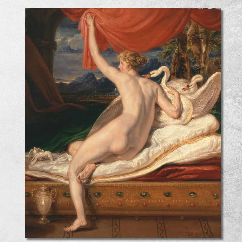 Venere Che Sorge Dal Suo Letto James Ward quadro stampa su tela