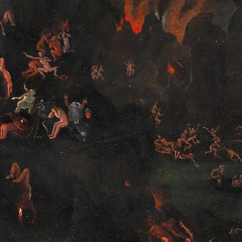 Eine Szene Der Hölle Jan Brueghel The Elder