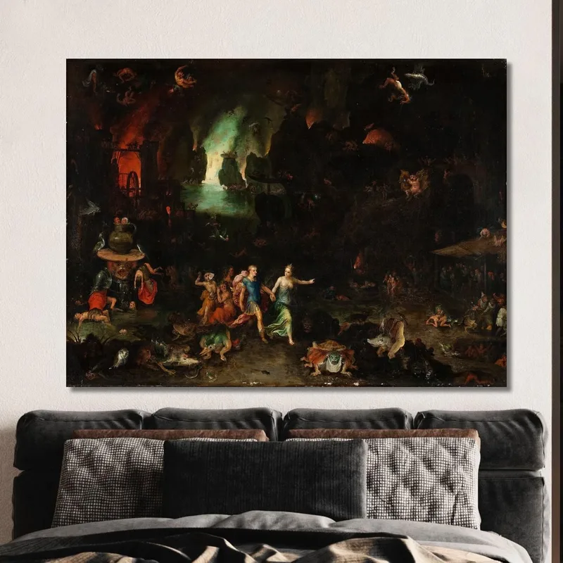 Enea E La Sibilla Cumana Nell'Oltretomba Jan Brueghel The Elder