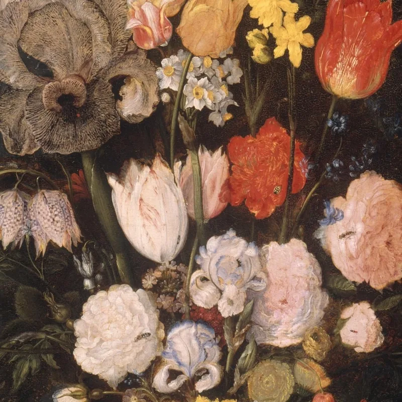 Blumenstrauß In Einer Irdenen Vase Jan Brueghel The Elder