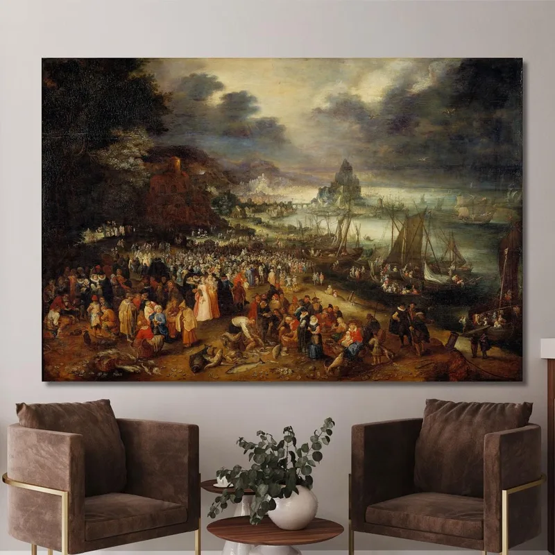 Christus Predigt Vom Boot Aus Jan Brueghel The Elder