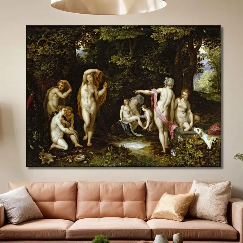 Diana Und Actaeon Jan Brueghel The Elder