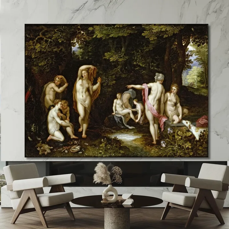 Diana Und Actaeon Jan Brueghel The Elder