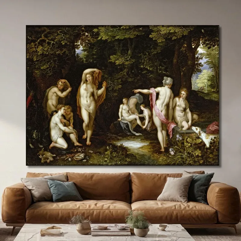Diana Und Actaeon Jan Brueghel The Elder