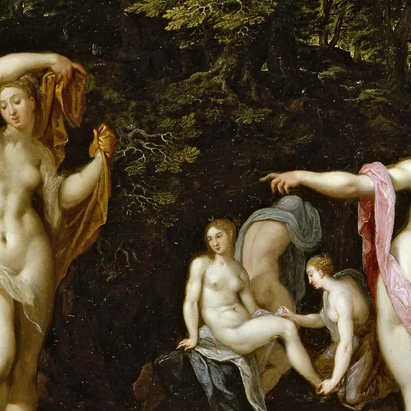 Diana Und Actaeon Jan Brueghel The Elder