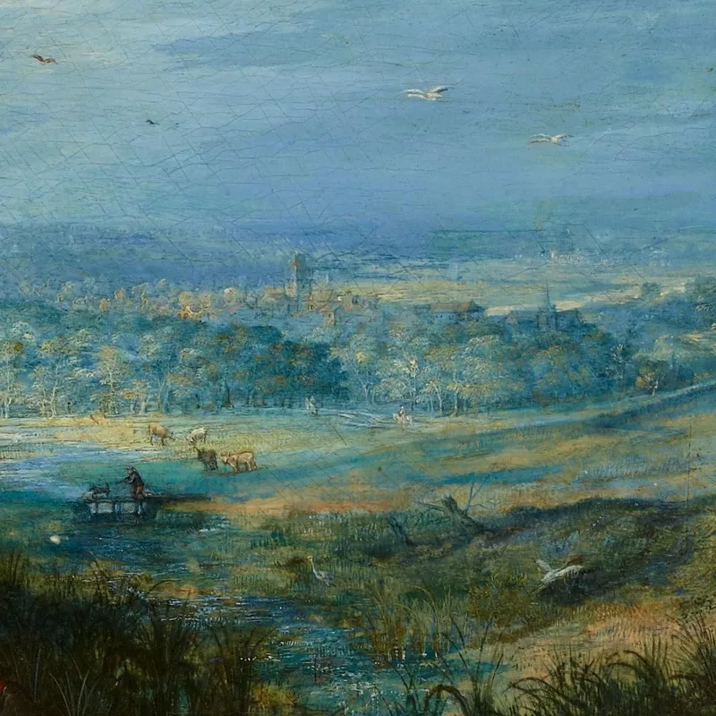Paesaggio Con Contadini Jan Brueghel The Elder