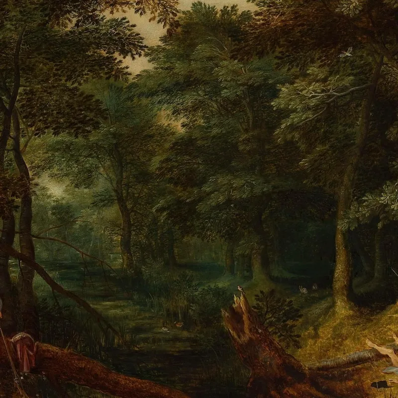 Landschaft Mit Räubern Die Die Beute Aufteilen Jan Brueghel The Elder