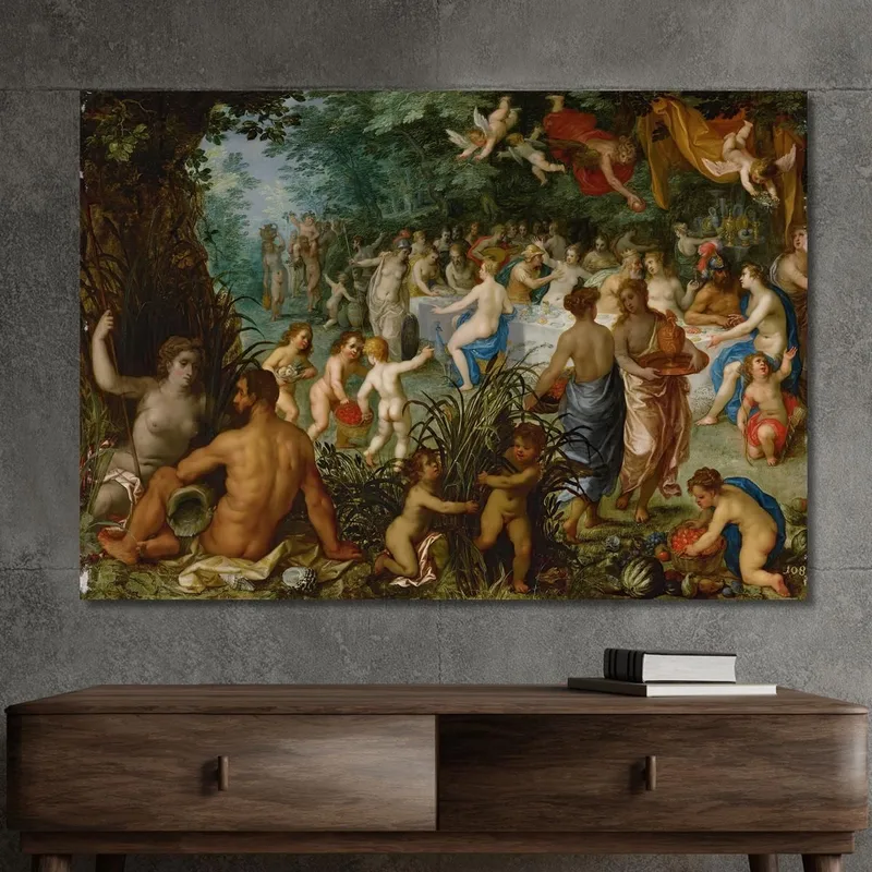 Paesaggio Con Le Nozze Di Peleo E Teti Jan Brueghel The Elder