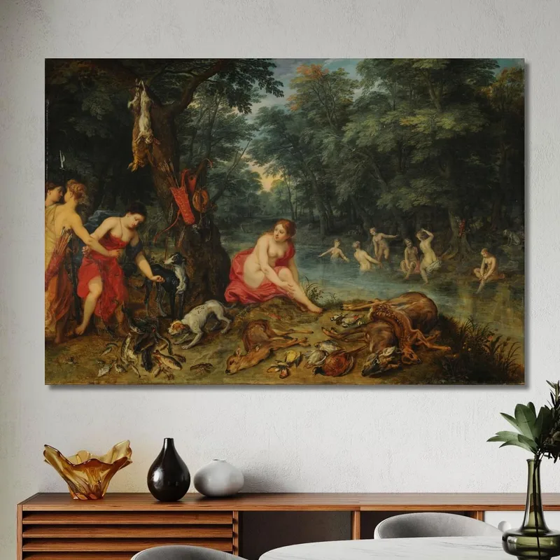 Badende Nymphen Jan Brueghel The Elder