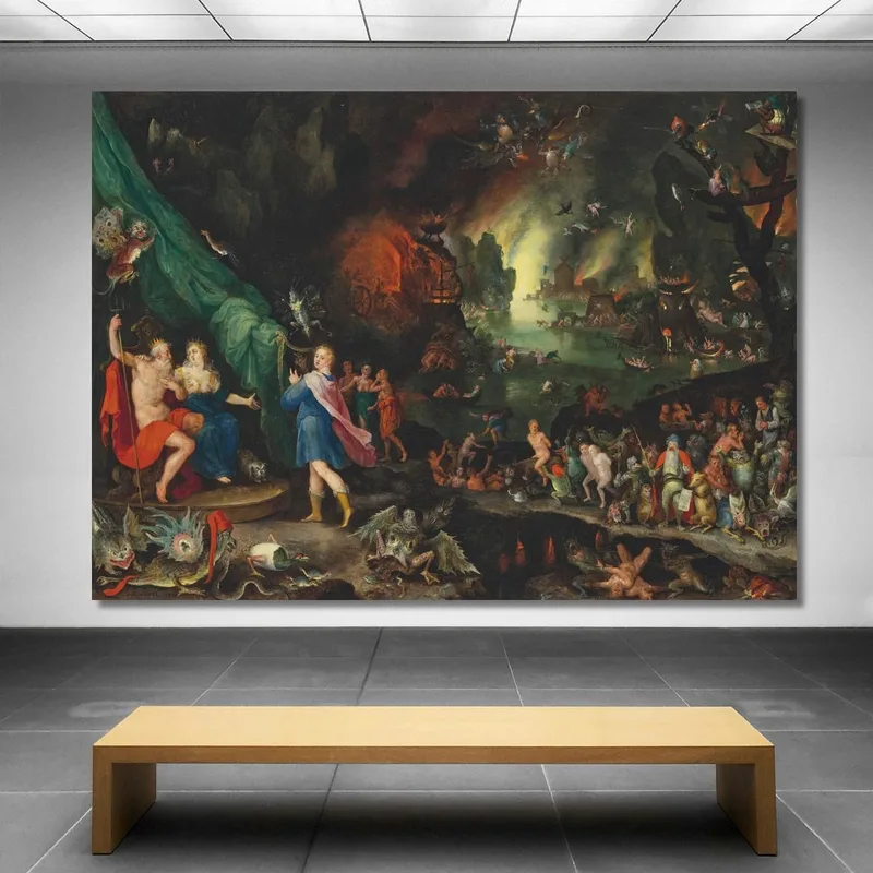 Orpheus In Der Unterwelt Jan Brueghel The Elder