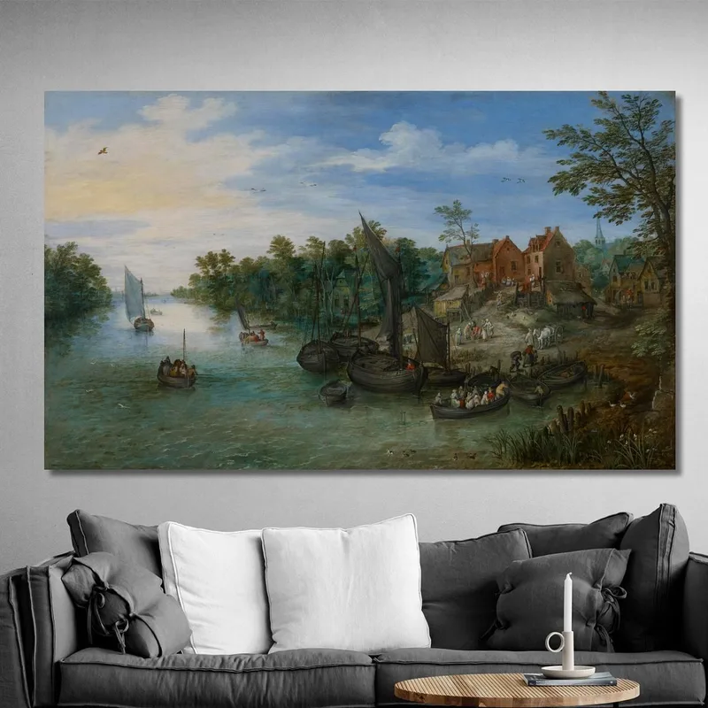 Flusslandschaft Jan Brueghel The Elder