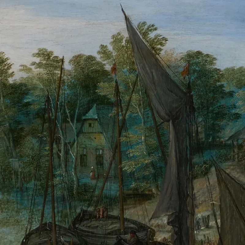 Flusslandschaft Jan Brueghel The Elder