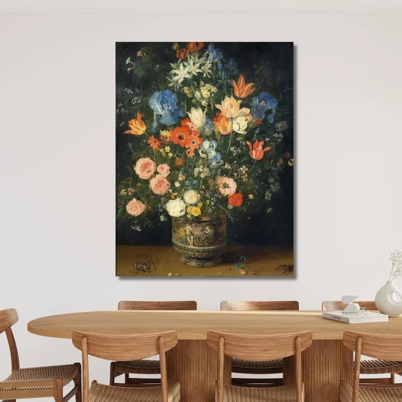Stillleben Mit Blumen Und Insekten Jan Brueghel The Elder