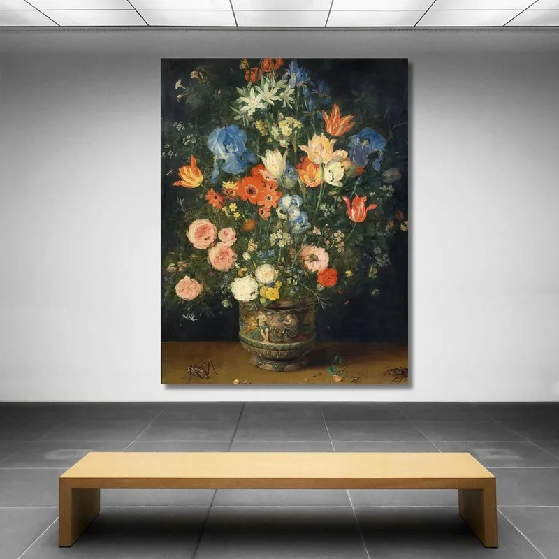 Stillleben Mit Blumen Und Insekten Jan Brueghel The Elder