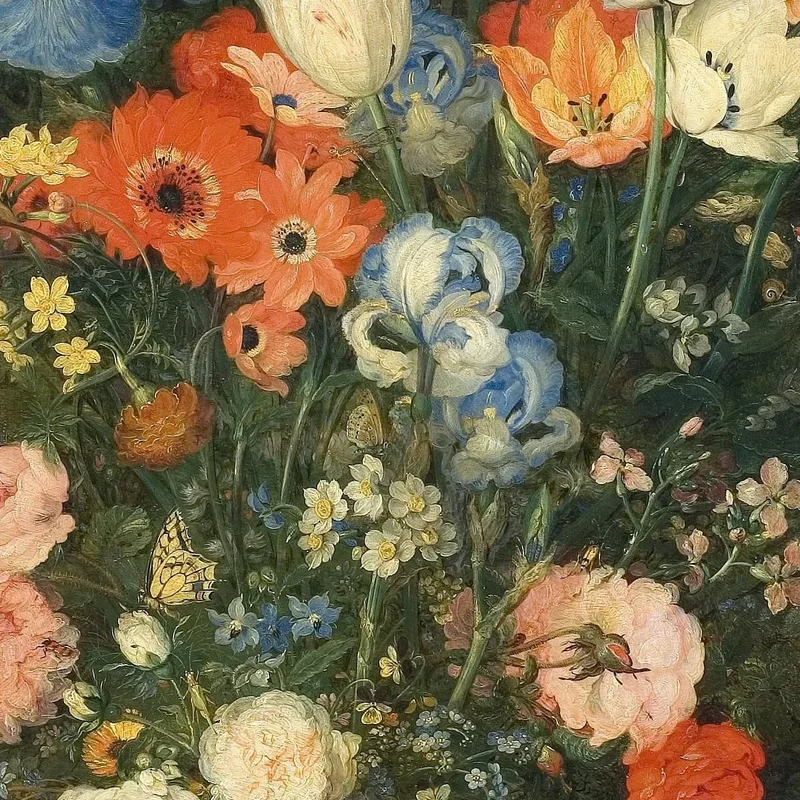 Stillleben Mit Blumen Und Insekten Jan Brueghel The Elder