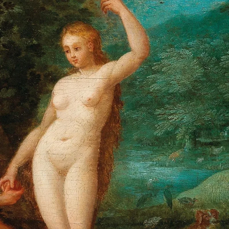 Die Versuchung Adams Im Paradies Jan Brueghel The Elder