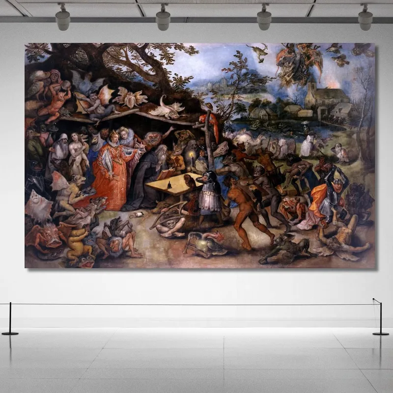 Die Versuchung Des Heiligen Antonius Jan Brueghel The Elder