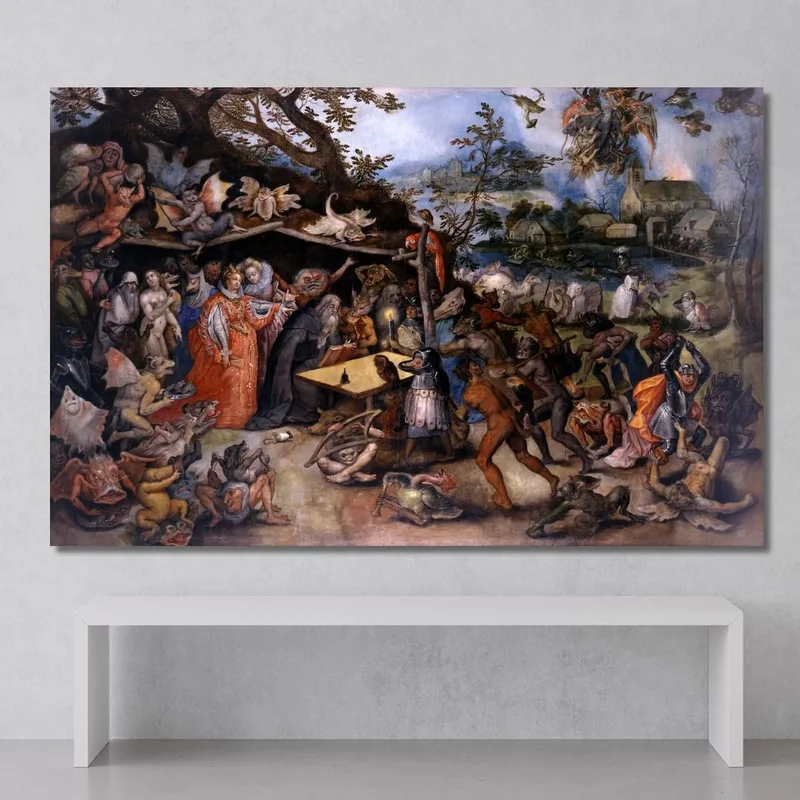 Die Versuchung Des Heiligen Antonius Jan Brueghel The Elder