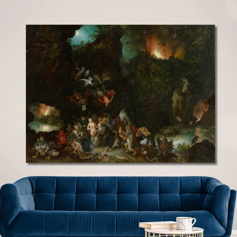 Die Versuchung Des Heiligen Antonius Jan Brueghel The Elder