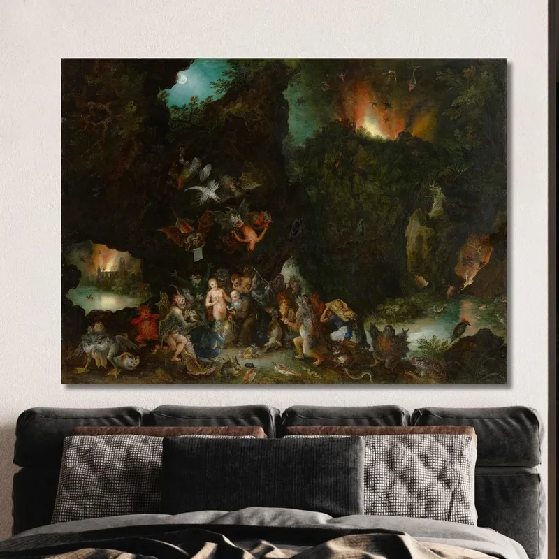 Die Versuchung Des Heiligen Antonius Jan Brueghel The Elder