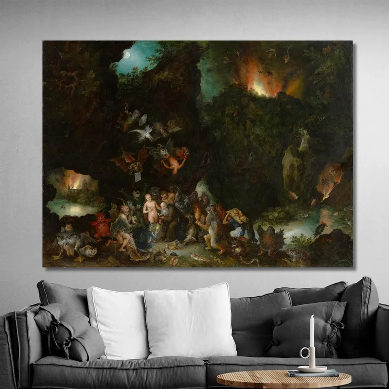 Die Versuchung Des Heiligen Antonius Jan Brueghel The Elder