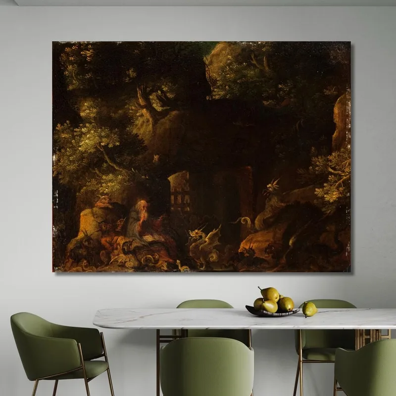 Die Versuchung Des Heiligen Antonius Jan Brueghel The Elder