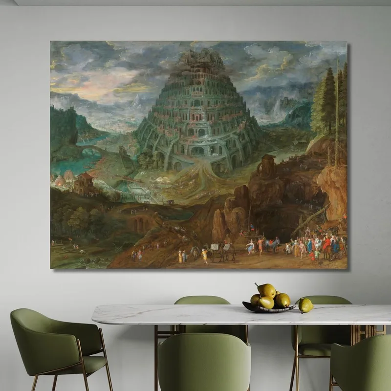 La Tour De Babel Jan Brueghel The Elder