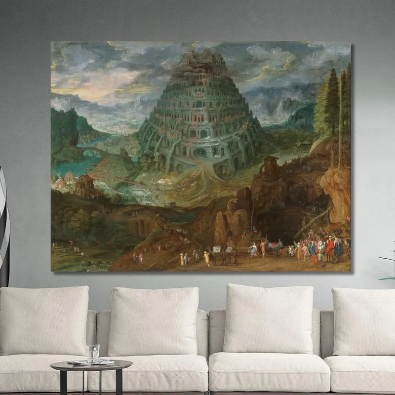 La Tour De Babel Jan Brueghel The Elder